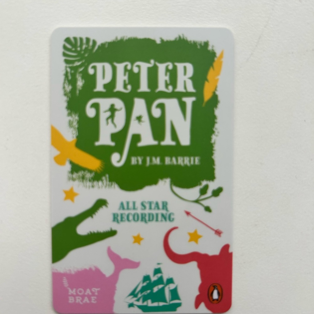 Peter Pan All Star Recording Yoto Card